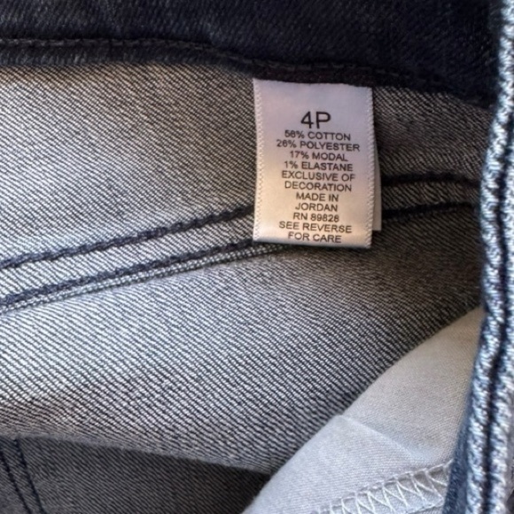 Martha Stewart Patchwork Jeans Size 4 | High Rise Skinny Denim Blue - Picture 8 of 8